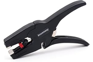 Wire Stripper, knoweasy Wire Stripper Tool with Cutter and 2 in 1 Wire Stripping Tool Works for Electronic,Electric,Automotive from 32 to 7 AWG