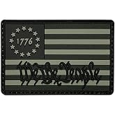 We the People Betsy Ross 1776 Flag Patch (PVC Rubber-BR4)