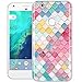 Google Pixel Case, Topnow Shockproof Ultrathin Soft TPU Advanced Printing Pattern Design Cover for Google Pixel (Diamond Lattice-Multicolour)