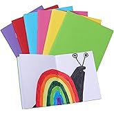 6 Pack Blank Books for Kids to Write Stories, Mini Notebooks Bulk Small Unlined Journals for Christmas Gift, Arts & Crafts, Drawing, Sketching, 24 Sheets/48 Pages (Colorful Covers, 4.3 x 5.6 In)