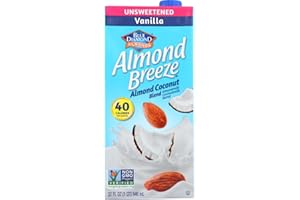 TAOINDUSTRY Blue Diamond Breeze Unsweetened Almond Milk & Coconut Milk Blend, Vanilla 32 fl oz (Pack of 3) by Blue Diamondÿ