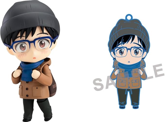 Amazon Co Jp 特典付き ねんどろいど ユーリ On Ice 勝生勇利 私服ver 特典 ねんどろいどぷらす ラバーストラップ 勝生勇利 私服ver ホビー 通販