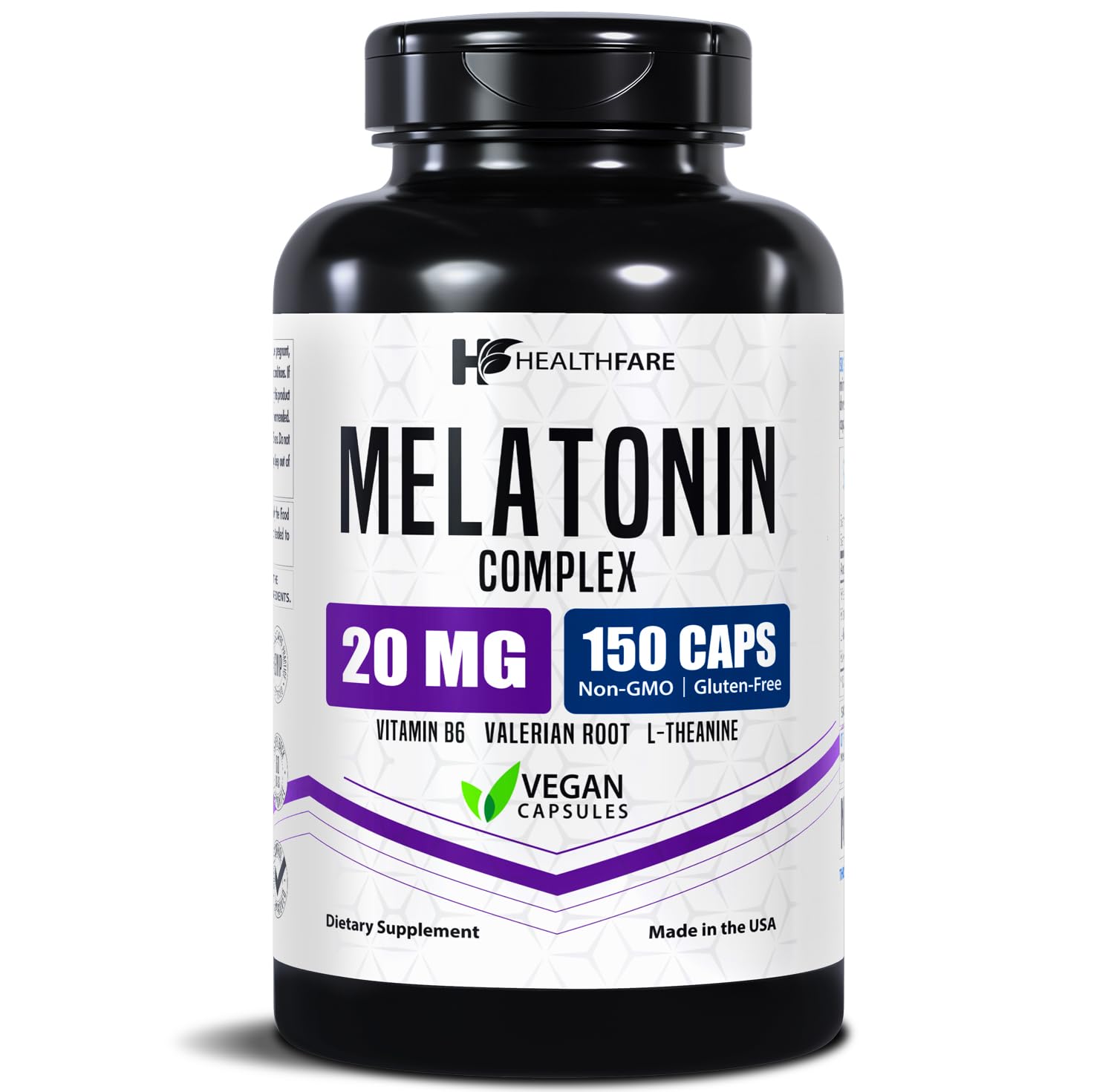 Melatonin with Valerian Root Vitamin B L-Theanine