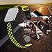 yearscase 38MM Soft Silicone Bracelet Sport Replacement Strap Wristband with Ventilation Holes for Apple Watch Nike+ and Apple Watch Series 1 2, M/L Size ( Black / Volt Yellow )
