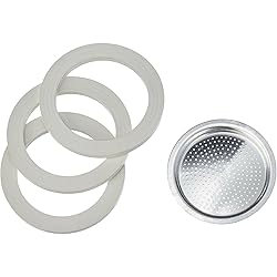 Bialetti Spare Parts Includes 3 Gaskets and 1 Plate
