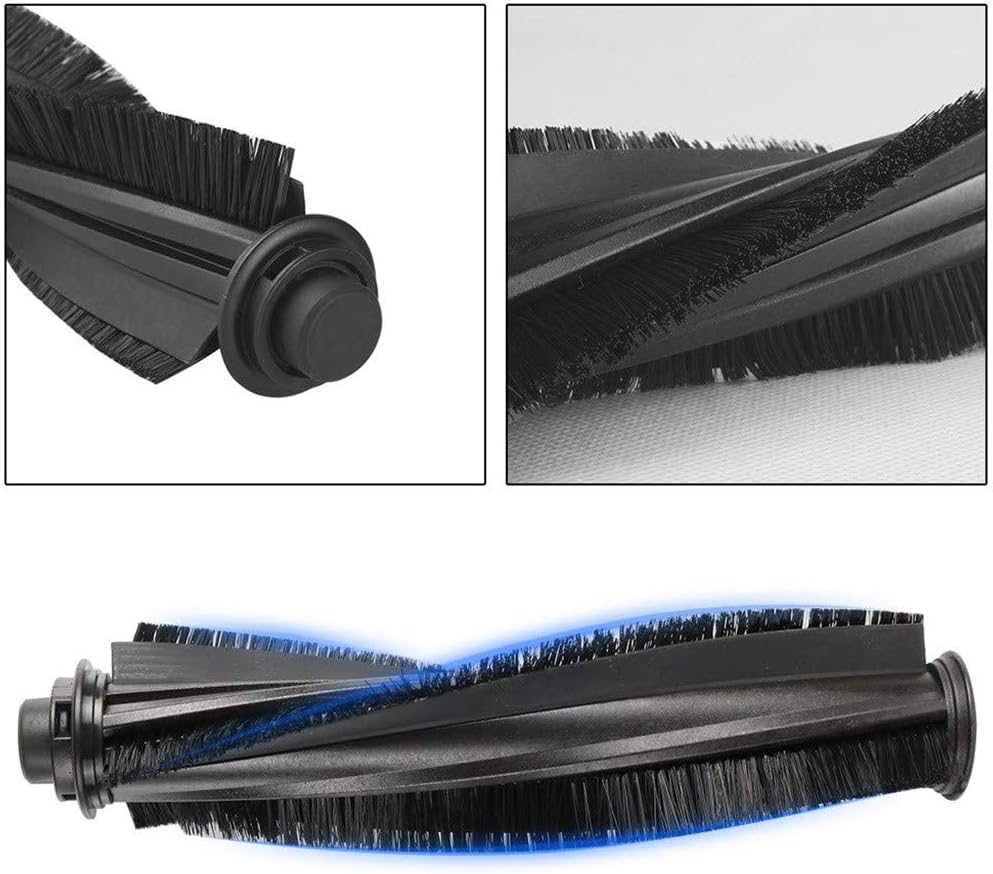 Novania Rubber Brush Compatible with Shark ION Robot S87 R85 RV850 RV850BRN RV850WV RV851WV RV700_N RV720_N RV750_N Vacuum Cleaner, Mopping Pad Cloth Rag, HEPA Filters Side Bristle Beater Brush