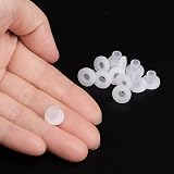 sourcing map 12pcs Nylon Flanged Sleeve Bushings 4mm Bore 5mm OD 7mm Length view 4