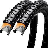 26x2.25/27.5x2.25/29x2.25 Inch Mountain Bike Tires, Anti-Puncture Wear Resistant Bicycle Tires, Foldable Pack of 2