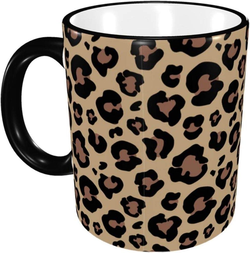 Leopard Skin Animal Print Coffee Mug Travel Personalized Mugs For Women And Men