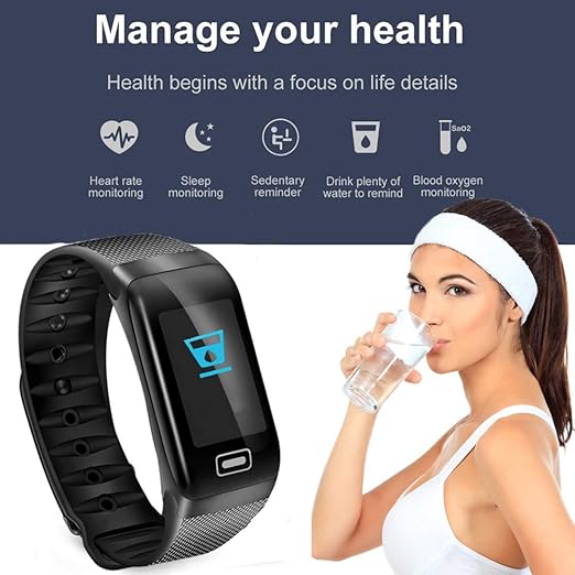 LIGE Fitness Tracker IP67 reloj inteligente impermeable pulsera de ...