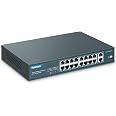 keepLiNK 18 Port PoE Switch, 16 Ports 100Mbps PoE , 2 Ports 1000Mbps Uplink, 1 1000Mbps SFP Slot