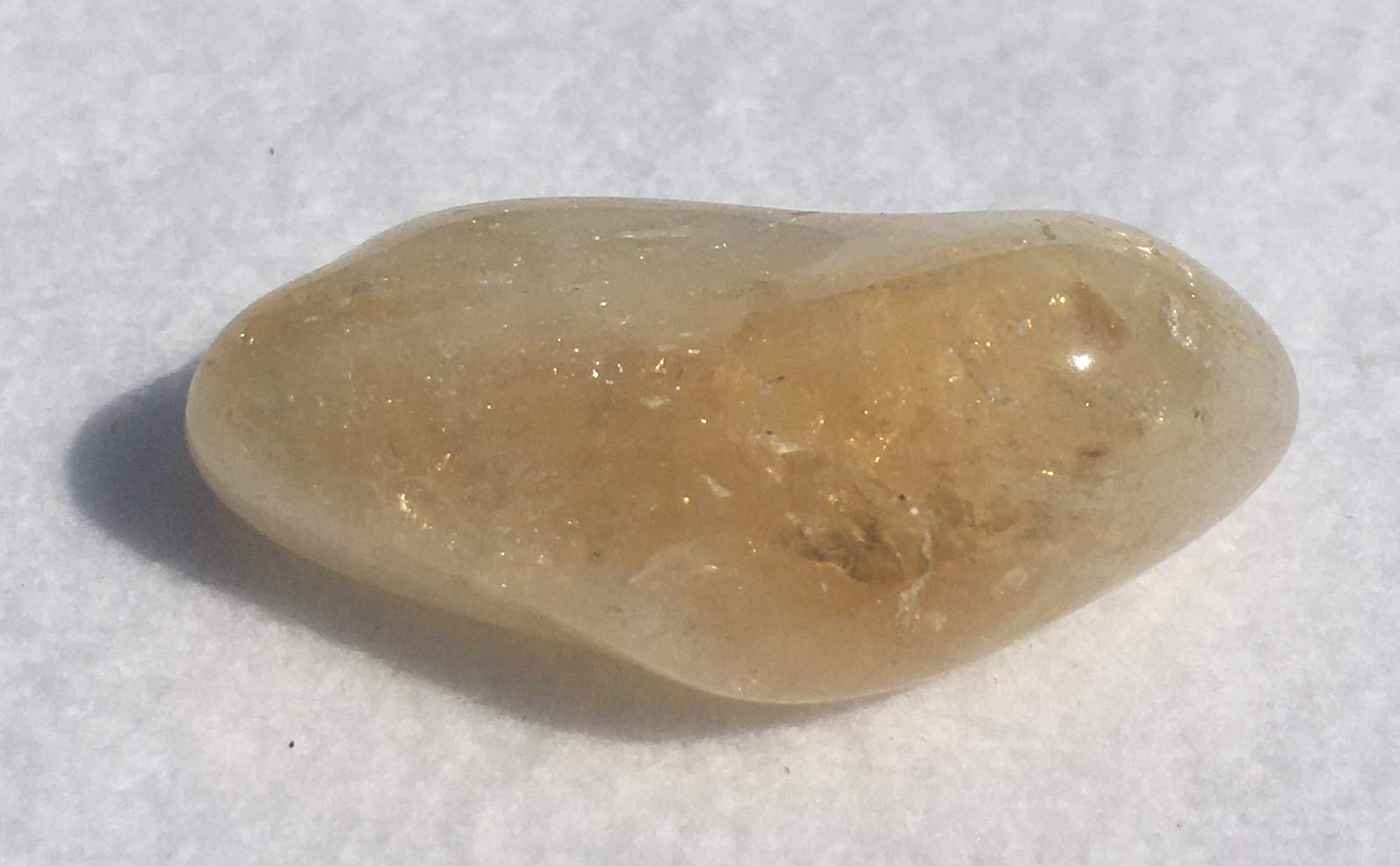 Citrine Large Crystal Tumbled Stone - 1 Pc
