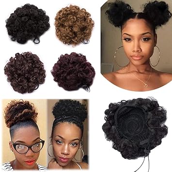 Buy Lady Fashion Mall 2pcs Dark Blonde Afro Kinky Curly Updo