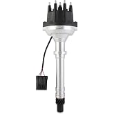 Holley Distributor, Holley EFI, Dual Sync, Hall Effect, Locked Advance, HEI Style Terminal, Clear Anodized, Each