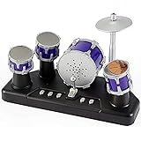 PowerTRC Electronic Mini Finger Drum | Full Drum Sounds | Desktop Accessories | Party Favors