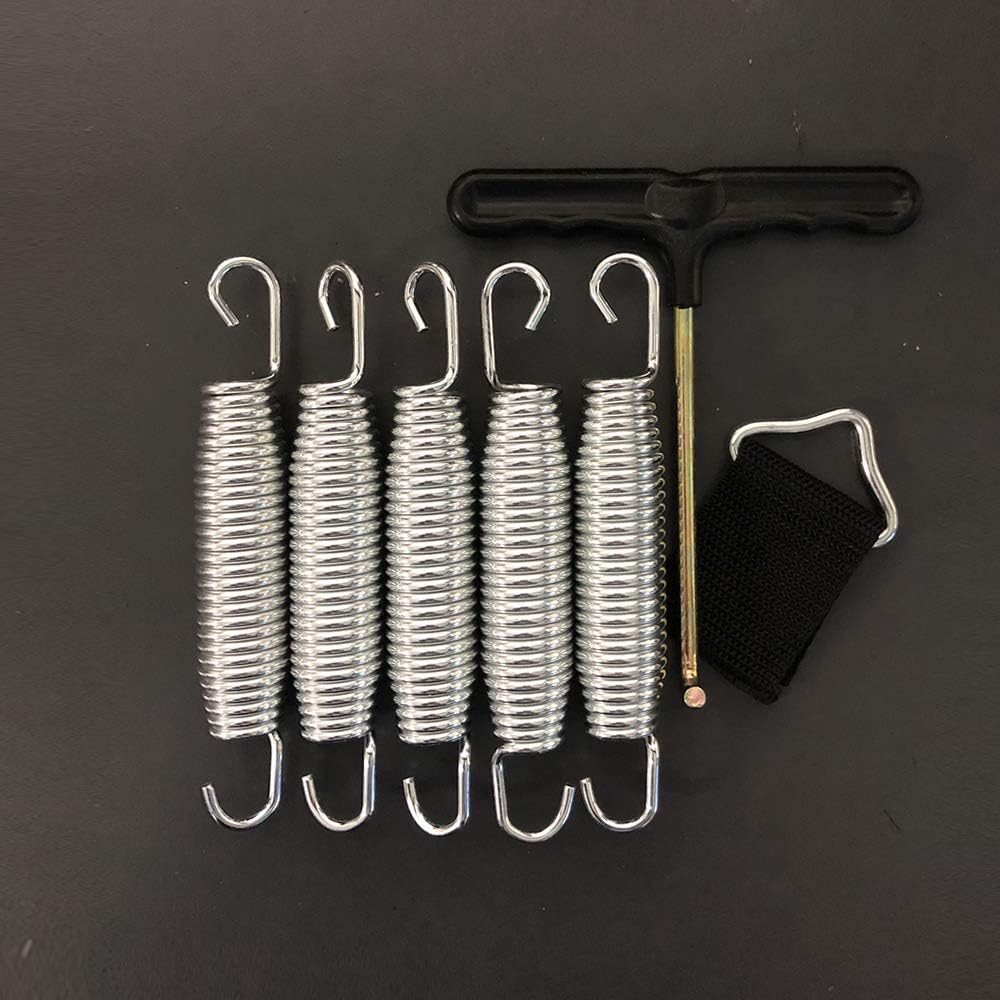 Trampoline spring (87, 100, 120, 140, 165 mm) spring replacement spring, trampoline accessories, trampoline triangle (14cm-1set)