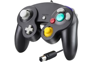 Luklihe Wired Controller for Gamecube Nintendo Wii with Vibration Function