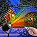 Christmas Laser Lights,Outdoor Projector Lights with Remote Control by Clustars,IP65 Waterproof,Red and Green Laser Light Show Garden Spotlight for Xmas Holiday Party Landscape Decoration