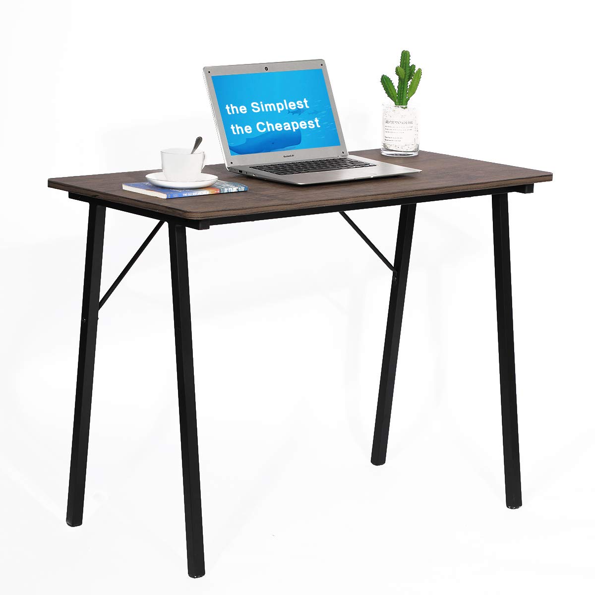 Coavas Schreibtisch Klein Computertisch Einfach Modern Büro