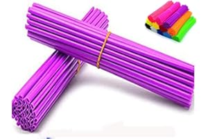 Aura Naturel Bicycle Spoke Skins Wraps BMX MTB Kids Road Mountain Bike Colorful Wheel Decoration-72 Pcs