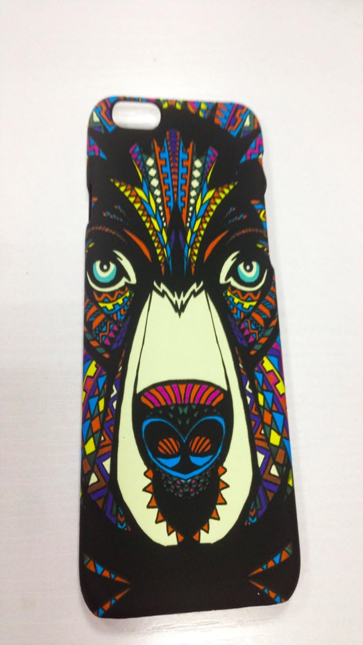 iPhone 7 Slim Case - Brand New Jungle Animals Case For Your iPhone 7 - Matte Trippy Multi-colored - Shock Proof & Dirt-resistance - Protect Your High Investment - Tiger