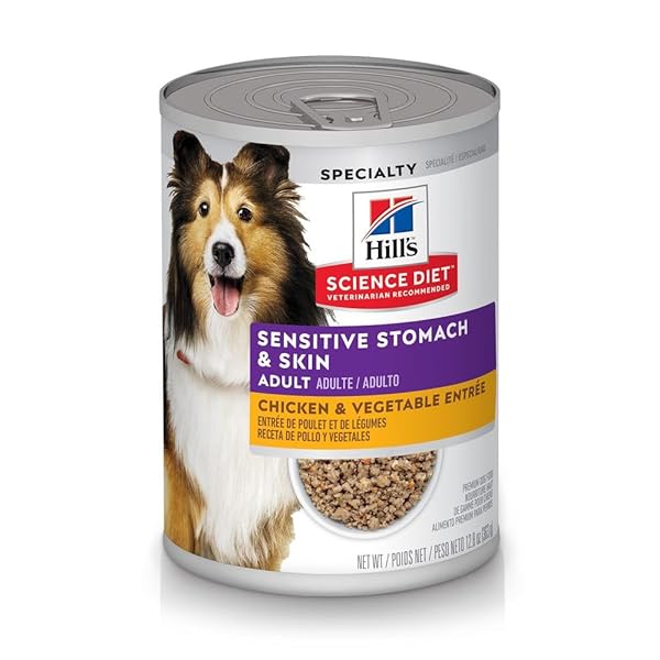 HILL’S® SCIENCE DIET® ADULT SENSITIVE STOMACH & SKIN CHICKEN & VEGETABLE ENTRÉE DOG FOOD