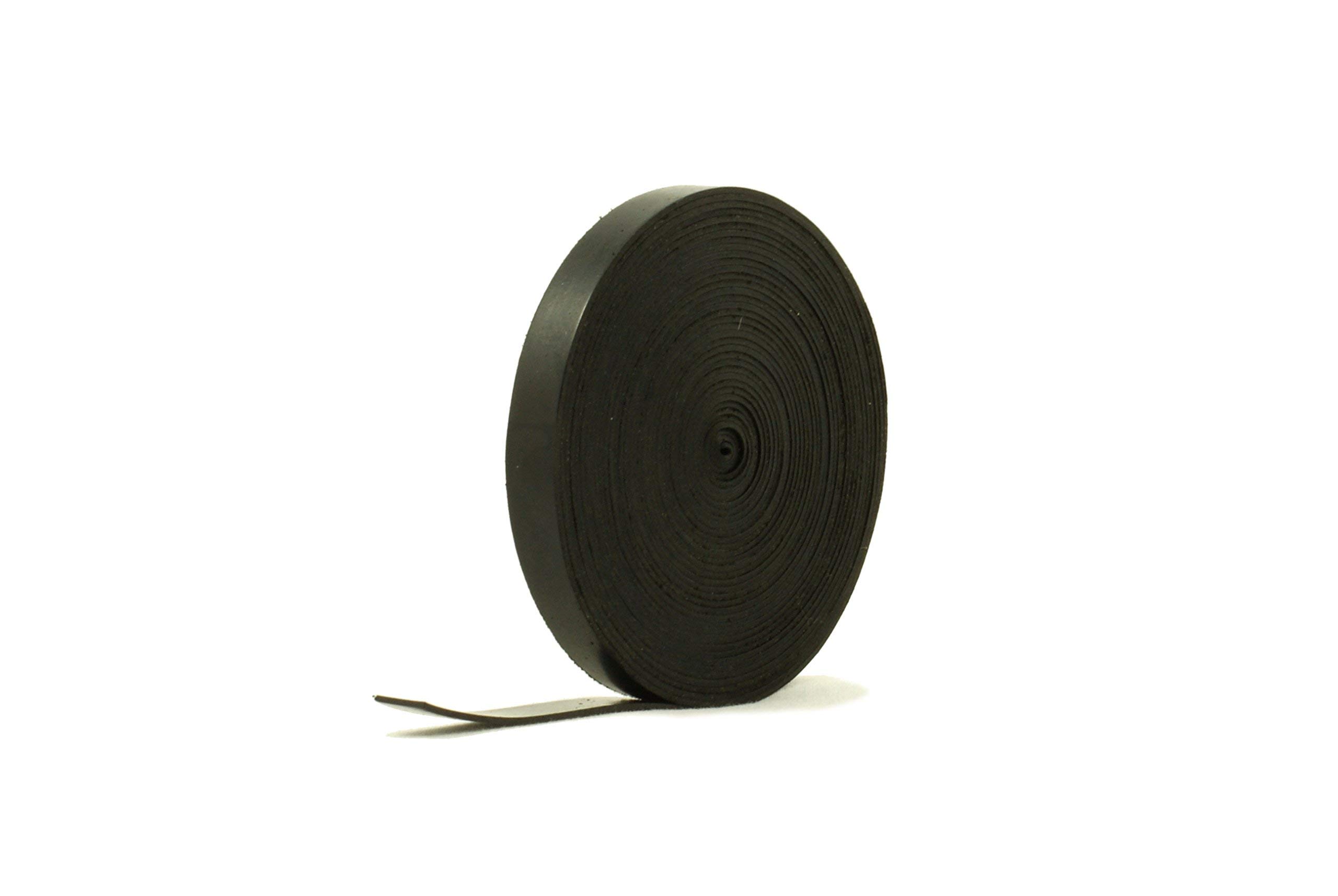 RS® Solid Rubber Strip 10mm Wide x 2mm Thick x 5m Long - SBR Rubber for Sealing, Cushioning, Weather Strip, Anti-Vibration, Anti-Slip, Gaskets & DIY — image 1