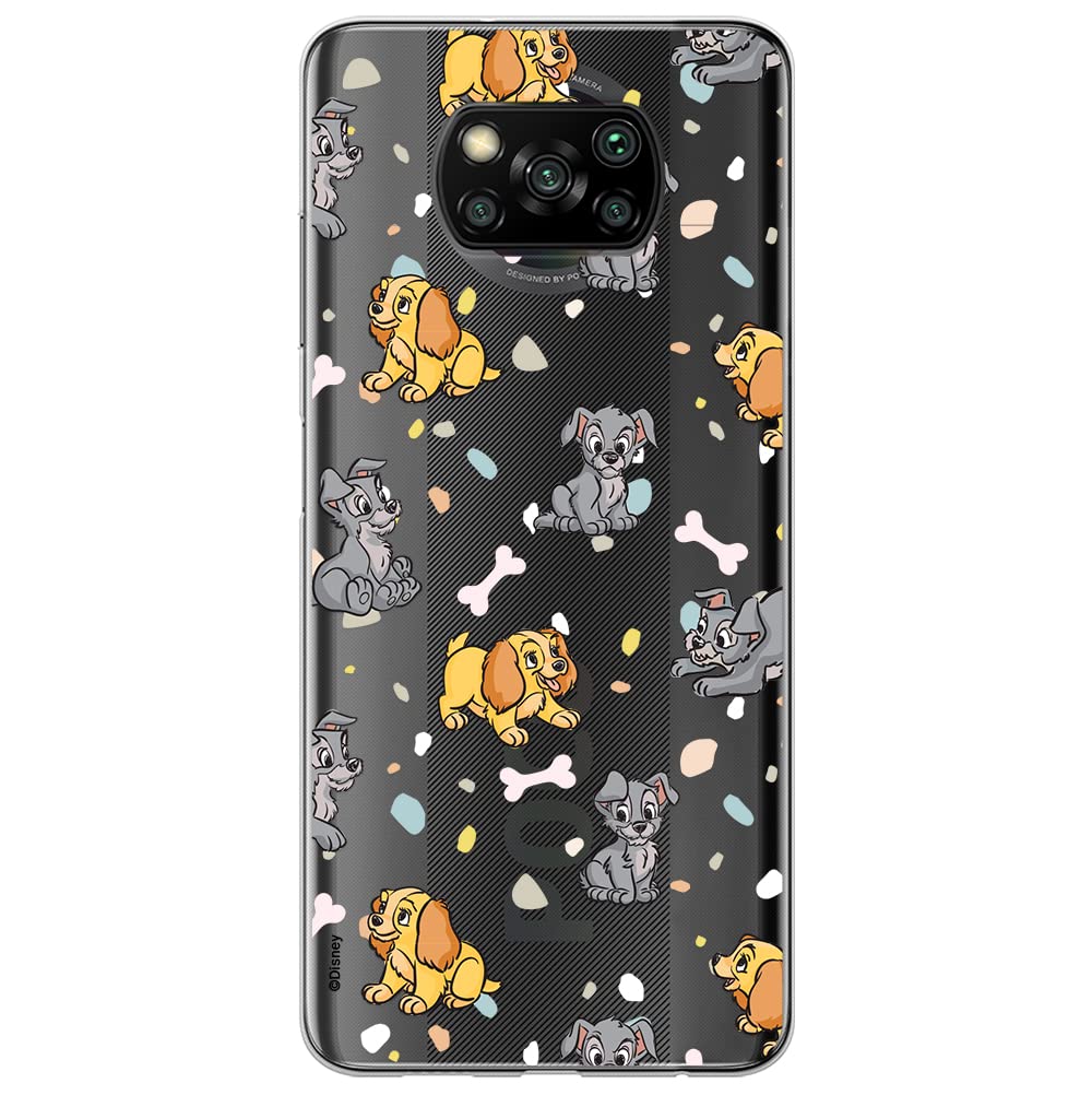 ERT GROUP mobile phone case for Xiaomi POCOPHONE X3 original and officially Licensed Disney pattern Lady and the Tramp 002 optimally adapted to the shape of the mobile phone, partially transparent