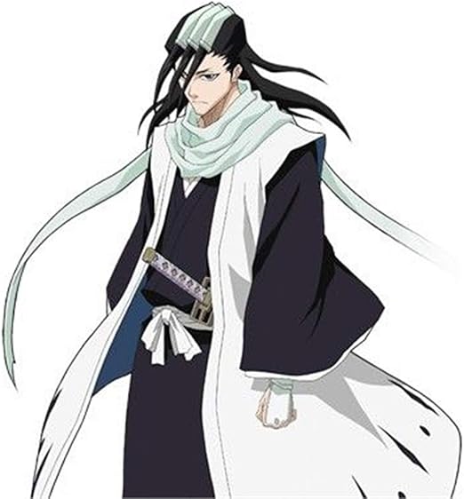 Westernfertility Com Japan Anime Bleach Kuchiki Byakuya Cloak Cape Coat Halloween Cosplay Costume T Specialty Clothing Shoes Accessories