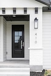 6 in Mailbox Numbers for Outside, Metal Modern