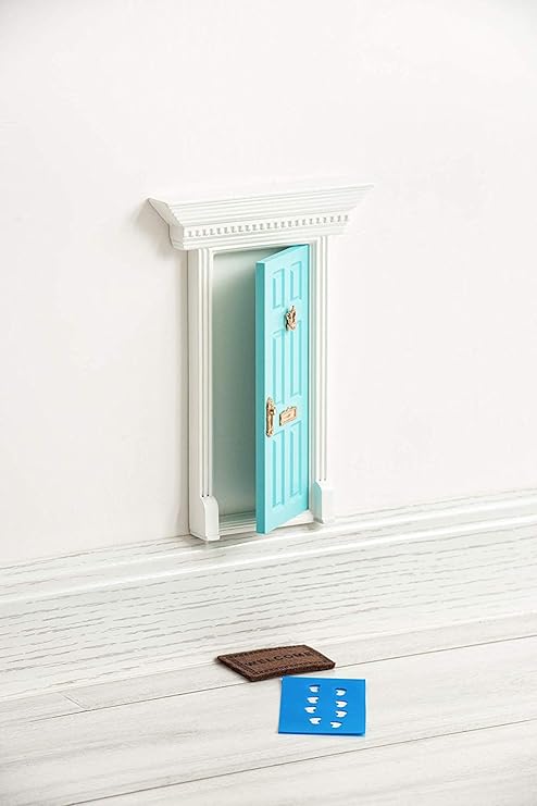 Miniature Enchanted Fairy Door For Kid Room Wooden Toys For Children Little Elf Lil Fairy Door