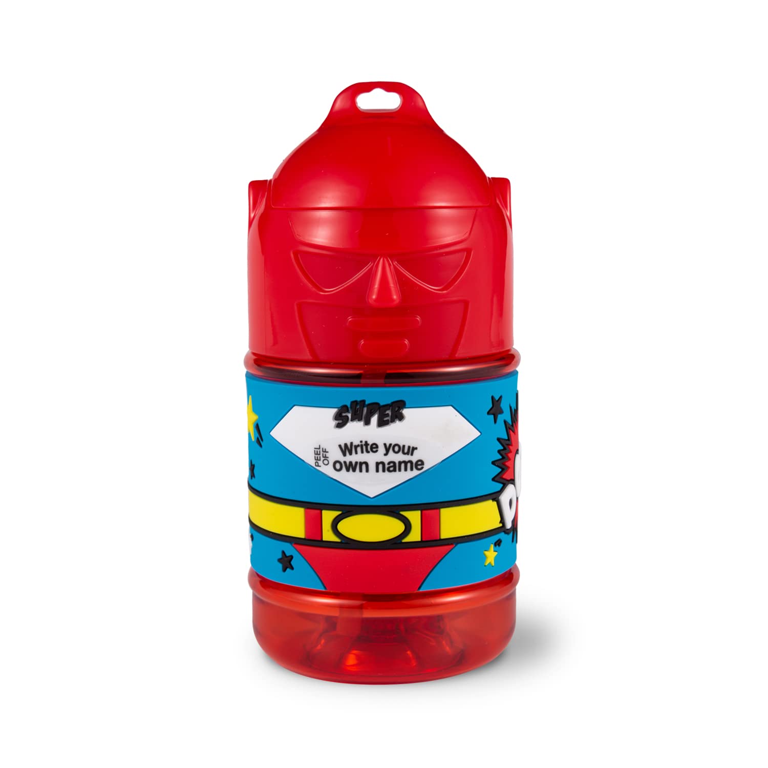 Personalised Super Drinks Bottle (Blank Male Red) — image 1