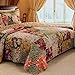 French Country Patchwork Quilt Bedspread Set King Size