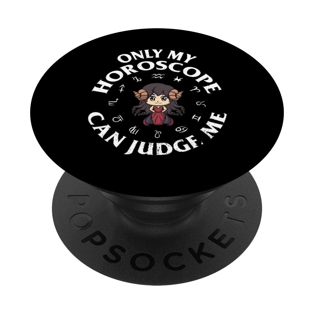 Aries Astrology Zodiac Sign Horoscope Gift Women Kids Men PopSockets PopGrip: Swappable Grip for Phones & Tablets