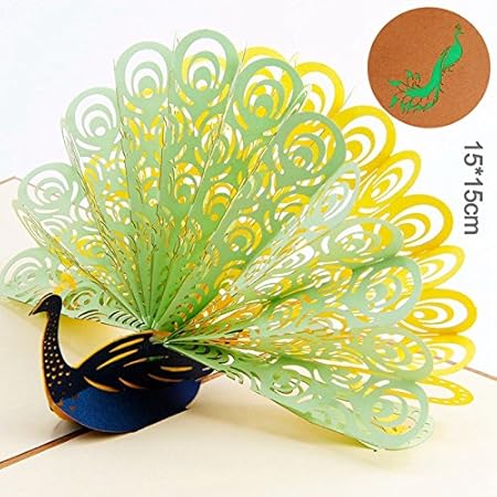 Ghyy Biglietto Di Auguri Pop Up 3d Fai Da Te Biglietto Di