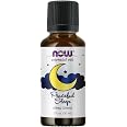 Now Foods Olio Essenziale Peaceful Sleep 30 Ml – Miscela Di Arancia, Lavanda, Camomilla, Ylang Ylang – Per Rilassarsi