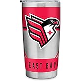 Rico Industries NCAA Cal State East Bay Pioneers Standard 20oz Stainless Steel Tumbler with Lid - Great For Coffee, Tea, Water or Cocktails