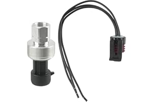 AUTOKAY AC Refrigerant Pressure Switch Sensor & Connector Fits for GMC Buick Chevrolet Cadillac Isuzu Pontiac Saturn, Air Con