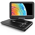 ieGeek 11.5" Portable DVD Player with SD Card/USB Port, 5 Hour Rechargeable Battery, 9.5" Eye-Protective Screen, Support AV-in/Out, All Region - Black