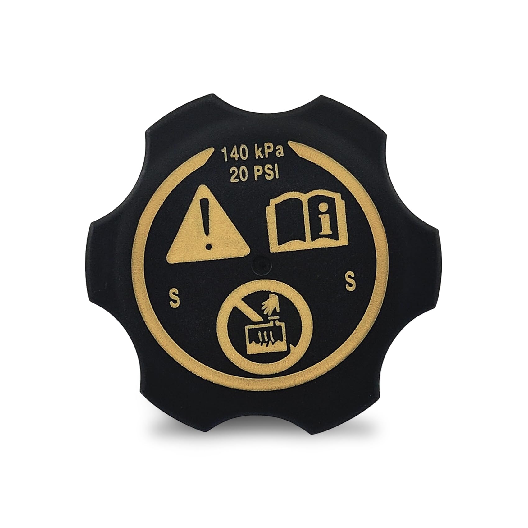 Photo 1 of 13502353 1305248 Coolant Reservoir Cap Replacement for 2007-2024 Buick Enclave Envision LaCrosse | Cadillac Escalade XT5 XTS | GMC Sierra Yukon | Chevy Silverado 1500 2500 3500 Tahoe | Saab etc