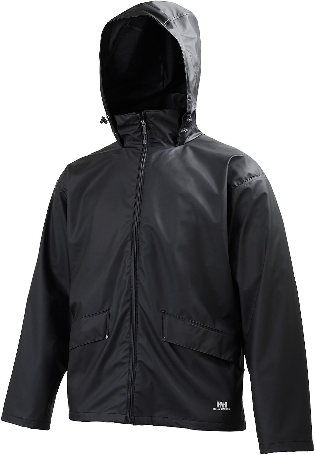 Helly Hansen Men's Voss Windproof Waterproof Rain Coat Jacket with Stowable Hood