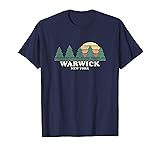 Warwick NY Vintage Throwback Tee Retro 70s Design