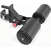 Nordic Hamstring Curl Squat Rack Attachment for Power Rack with 1" Hole - Adjustable Leg Hold Down Attachment with Premium Leather Surface Home Gym Equipment for Leg Workouts