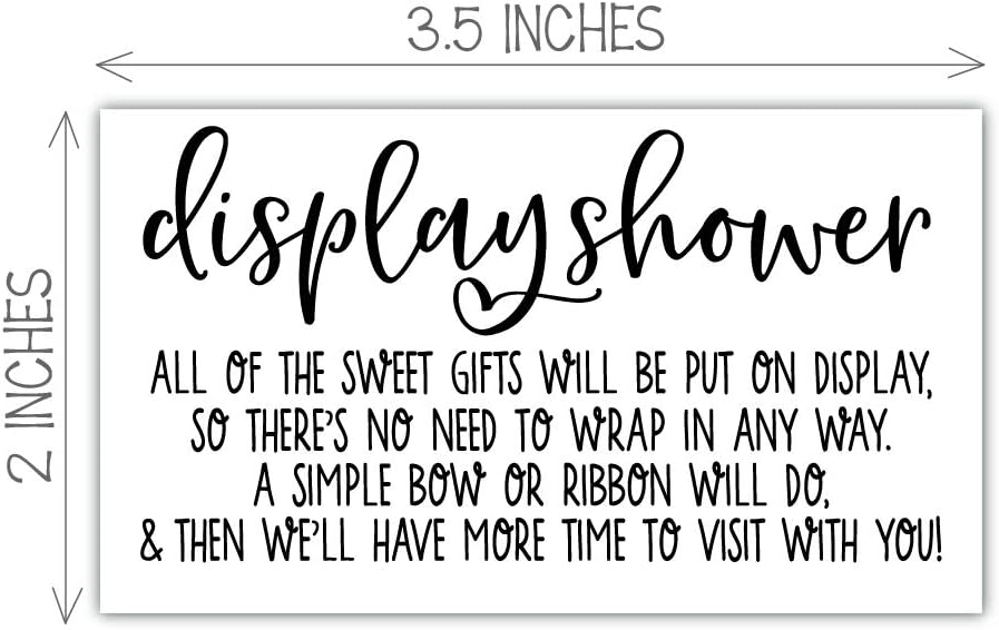 unwrapped gifts at baby shower