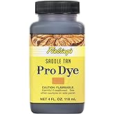 Fiebing's Pro Dye Leather Dye (4 Fl Oz) - Alcohol-Based, Penetrating, Permanent Dye for Shoes, Belts, Furniture - Vivid Color, Superior Color Fastness