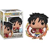 Funko Pop Chase One Piece Luffy (Red Hawk) GITD Figure (AAA Anime Exclusive)