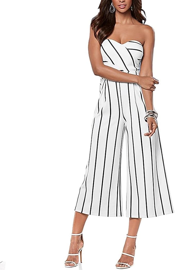 one shoulder flared jumpsuit