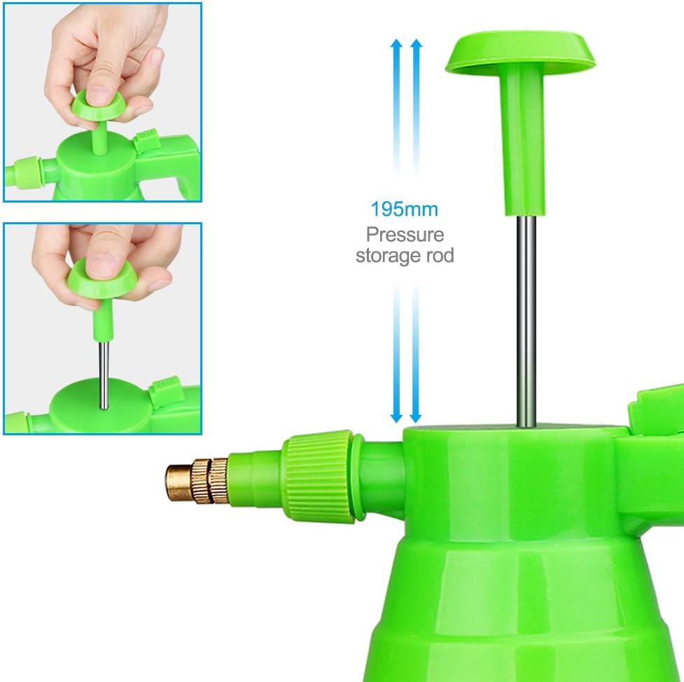 VOXON 2L Pump Action Pressure Sprayer with Pressure Release Valve
