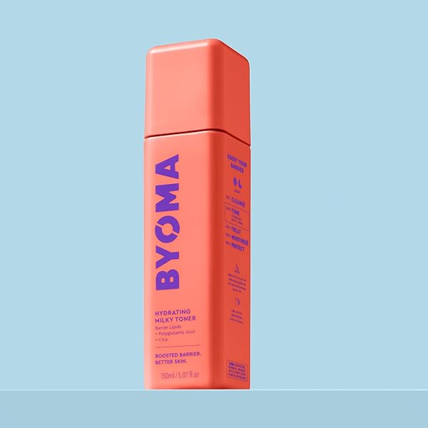 BYOMA HYDRATING MILKY TONER – DEWY, ULTRA HYDRATING TONER FOR FACE – SOOTHES SKIN, LOCKS IN MOISTURE, REDUCES REDNESS – BARRIER REPAIR – 5.07 FL OZ