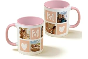 Mother’s Day Gifts for Mom, Custom Mug Personalized with Photo or Text, Coffee Mug for Mother Grandma Wife, Gift from Daughte